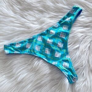 Victoria’s Secret vintage Y2K plaid second skin thong